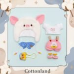 Piggy School Six Pieces Set for 20cm Cotton Doll – Image 2