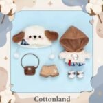 Clueless Puppy Five Pieces Set for 20cm Cotton Doll - 이미지 2