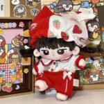 Color-Block Romper Set for 20cm Cotton Doll – Image 9