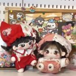 Color-Block Romper Set for 20cm Cotton Doll – Image 3