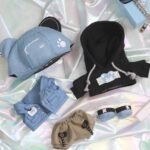 Blue & Black Street Cool Five Pieces Set for 20cm Cotton Doll - Image 4