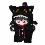 Witch & Black Cat Two Pieces Set for 20cm Cotton Doll – Image 6