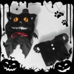 Witch & Black Cat Two Pieces Set for 20cm Cotton Doll – Image 5