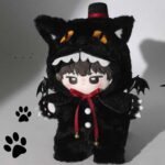 Witch & Black Cat Two Pieces Set for 20cm Cotton Doll