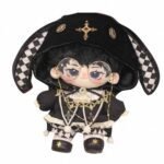 Glamorous Gold-Trimmed Bunny Four Pieces Set for 20cm Cotton Doll - 이미지 4