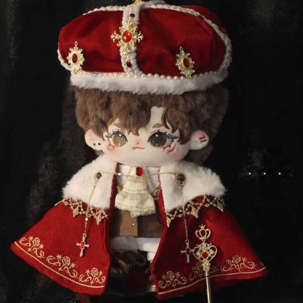 King's Coronation Seven Pieces Set for 20cm Cotton Doll