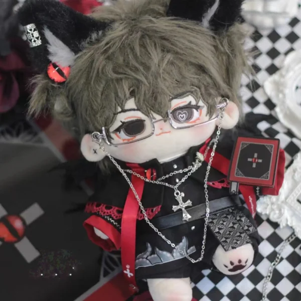 Dark Gothic Seven Pieces Set for 20cm Cotton Doll