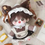 Cat Maid Five Pieces Set for 20cm Cotton Doll - Image 2