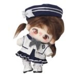 Japanese School Uniform Four Pieces Set for 20cm Cotton Doll - Image 2