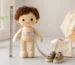 How to measure a cotton doll for clothes and shoes